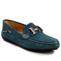 罗兰船长 真皮男士休闲鞋豆豆鞋潮流懒人鞋英伦时尚潮鞋驾车鞋