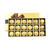 费列罗巧克力18粒巧克力礼盒装 圣诞新年生日告白礼物款 休闲零食
