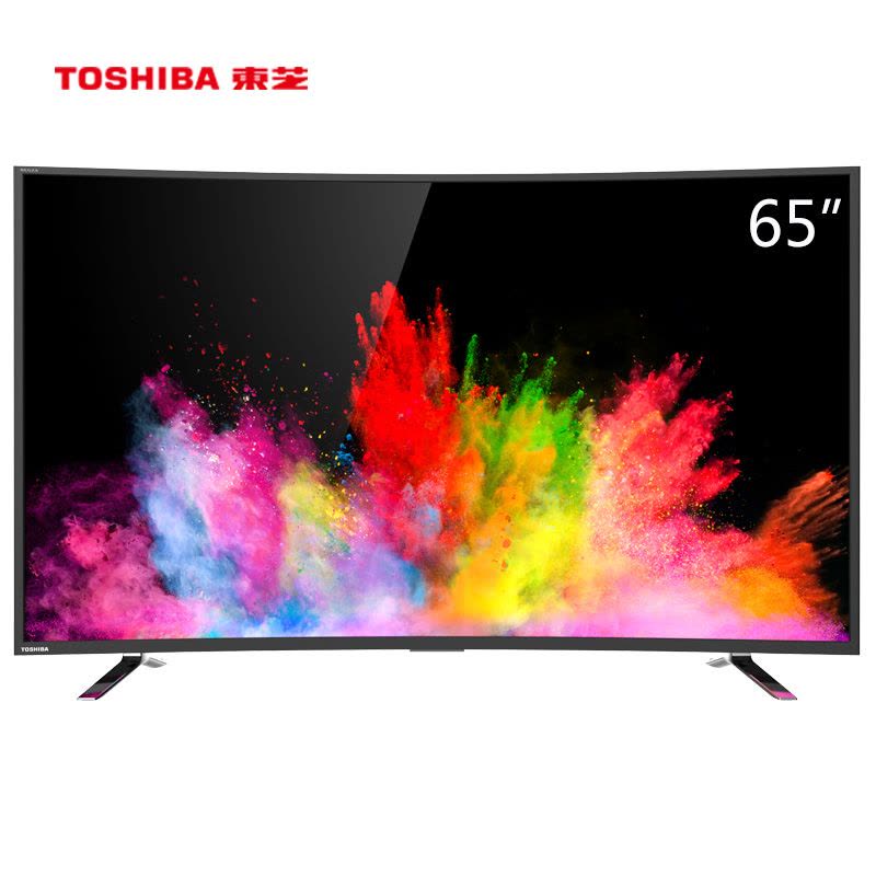 东芝（TOSHIBA）65U6680C 65英寸 曲面4K超高清电视 64位智能安卓液晶电视机图片