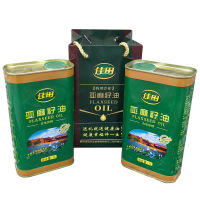 佳田亚麻籽油2L(压榨) 食用油 亚麻籽油 古法压榨 孕妇油