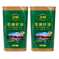 佳田亚麻籽油2L(压榨) 食用油 亚麻籽油 古法压榨 孕妇油