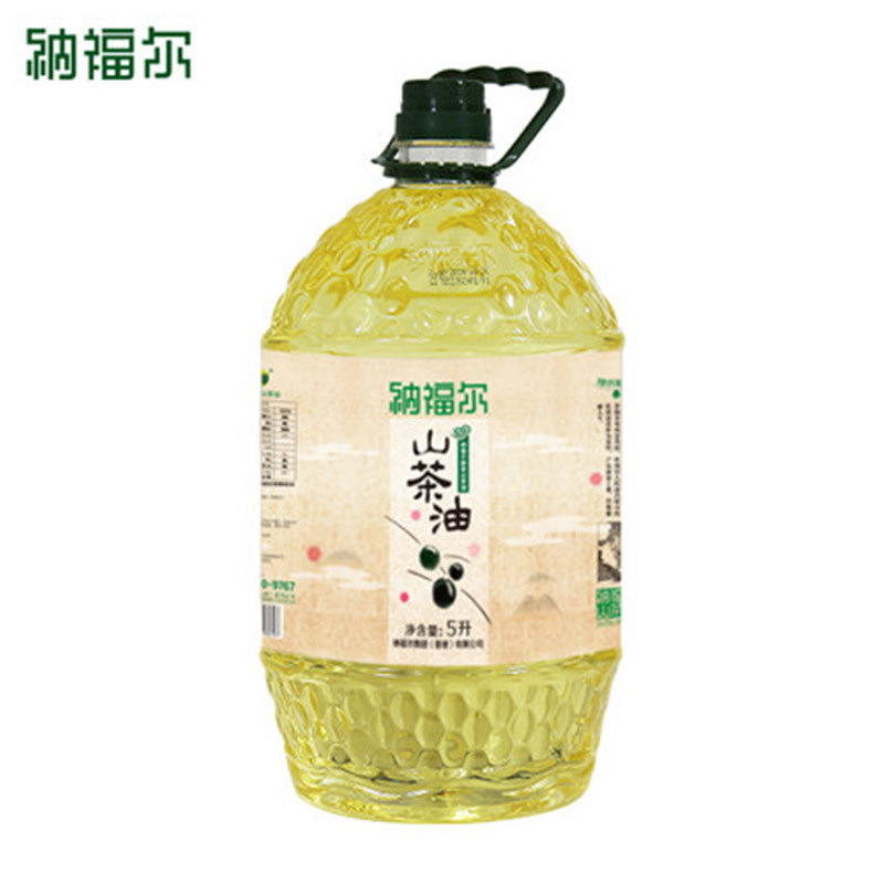 纳福尔山茶油5000ml 山茶油 山茶籽油 食用油 物理压榨食用油 多用途食用油 茶油