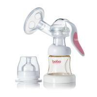 乐儿宝 bobo BQ412B 仿真吸奶器 吸乳器 挤奶器 手动 配ppsu奶瓶