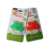 乐儿宝bobo BY108 全硅胶易握牙胶 婴儿幼儿宝宝儿童牙胶固齿器 颜色随机