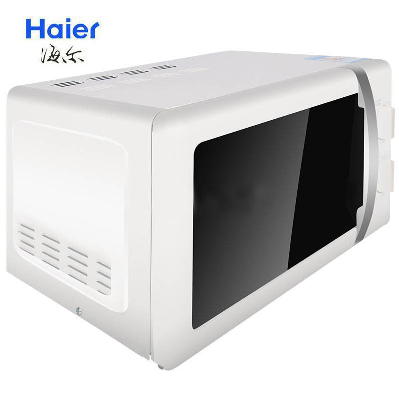 海尔(Haier) MZC-2070M1 海尔家用微波炉机械式微波小型迷你转盘微波炉简约正品（白色）