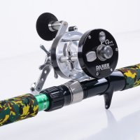 爱路亚(ilure)直柄1.98米碳素路亚竿套装纺车轮钓鱼竿渔具套装插接路亚竿