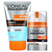欧莱雅（LOREAL）男士劲能2件套（极润护肤霜50ml+醒润洁面啫哩100ml）