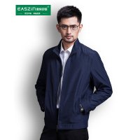 逸纯印品(EASZin)男款秋季夹克中年薄款外套男士商务休闲宽松上衣男装春秋立领茄克