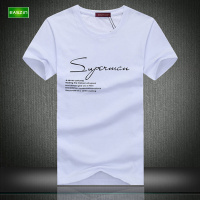 逸纯印品（EASZin）男士短袖T恤 2016轻柔棉男士T恤新款夏装 大码潮男装 韩版全棉短袖印花T恤