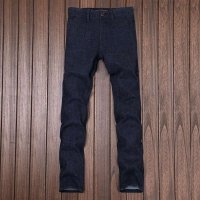 角斗士男士青年复古风小脚牛仔裤 韩版潮nzk直筒修身款牛仔长裤