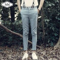 JDS角斗士修身小脚九分裤 夏季透气休闲英伦潮男9分裤