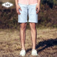亚麻五分裤 角斗士潮沙滩裤男士棉麻休闲裤韩版宽松短裤亚麻裤男裤