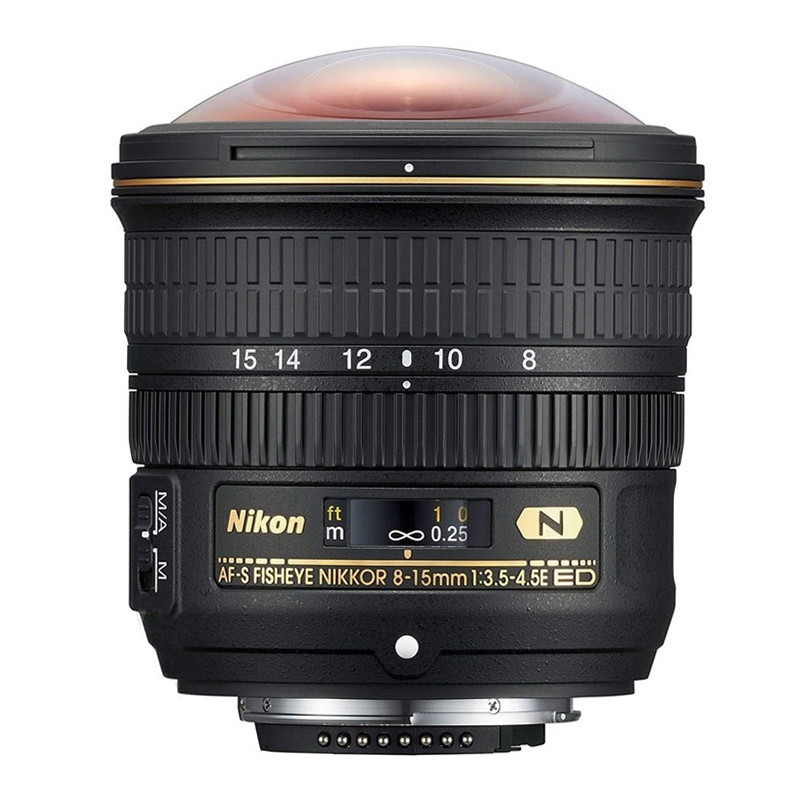 Nikon/尼康AF-S鱼眼尼克尔8-15mm f/3.5-4.5E ED广角变焦鱼眼镜头礼包版 尼康卡口 不支持滤镜