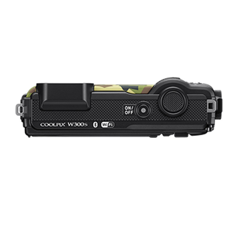 Nikon/尼康 COOLPIX W300s W300S【官方标配】1605万像素3英寸 3防数码相机相机 迷彩色