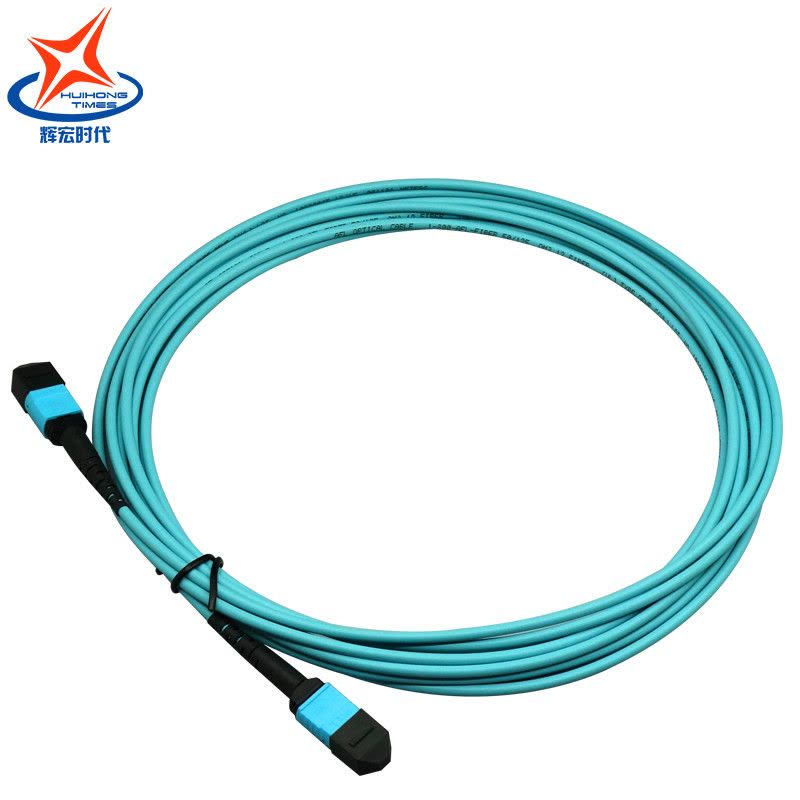 辉宏时代MPO-MPO12芯万兆多模OM4光纤跳线 40G光模块跳线20米图片