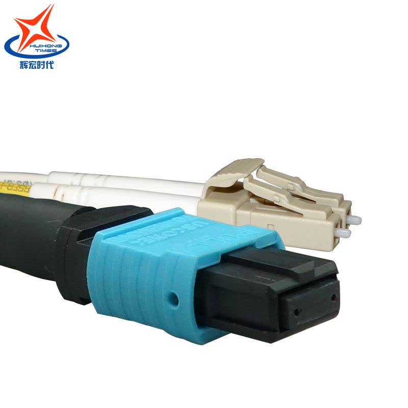 辉宏时代MPO-MPO 12芯万兆多模OM4光纤跳线40G光模块跳线3米图片