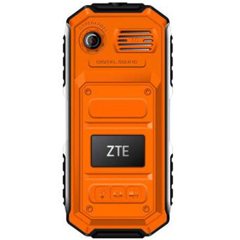 中兴(ZTE)L618 移动/联通2G 三防直板老人手机 老年手机 大声大按键老人机 橙色图片