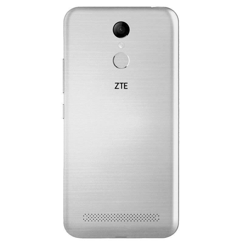 送钢化膜+耳机+指环扣 ZTE/中兴 BA602 全网4G版 一体机 支持后置指纹识别 金属后壳 5.5英寸 支持微信双来 应用双开 银色图片