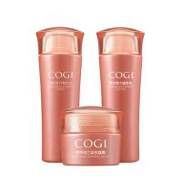 高姿(COGI)恒妍弹力紧致护肤三件套组 （润肤水120ml+紧致乳120g+霜)