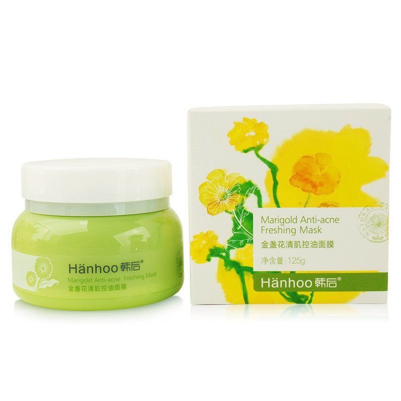 韩后金盏花控油睡眠面膜125g 修护 保湿补水 缓解疲劳 收缩毛孔 锁水 保湿 清爽睡眠面膜男女