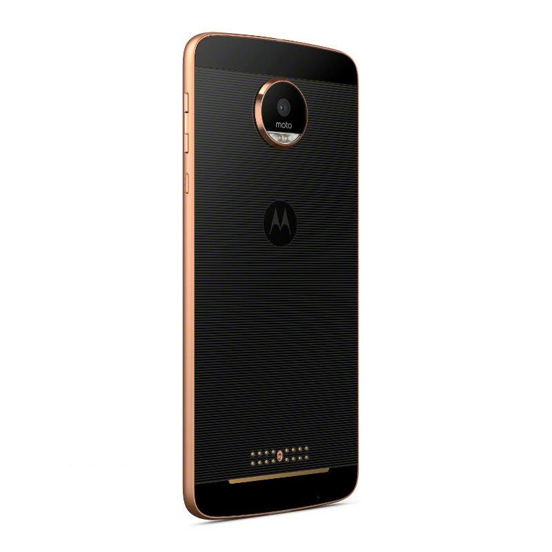【送摩电电池一代白色 原厂膜 +两个背壳】摩托罗拉Moto Z(XT1650) 移动全网通手机 模块化手机 双卡双待 流光金图片