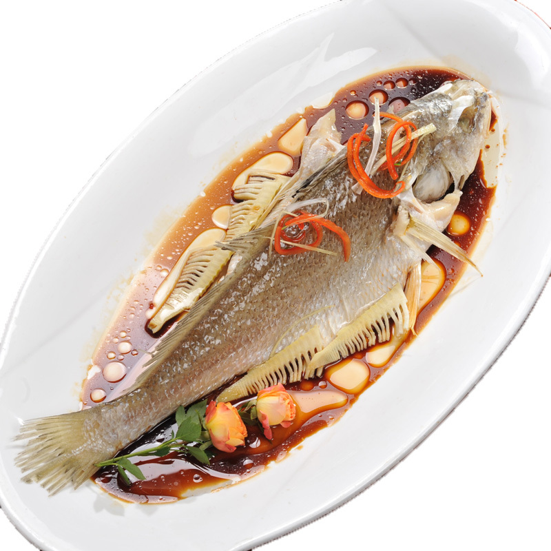 蟹灵阁清蒸拉菲黄鱼每条300g400g袋2袋冷冻产品黄花鱼