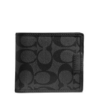蔻驰（COACH） 男士标准款PVC钱包钱夹卡包 74739 73736
