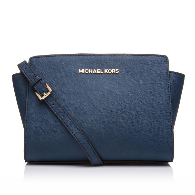 Michael Kors女士经典MK小号笑脸包杀手包真皮单肩斜挎包30T3GLMM2L