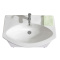 法恩莎现代简约落地式0.8米时尚浴室柜组合靠墙式PVC材质卫生间洗脸盆FPG3637-B