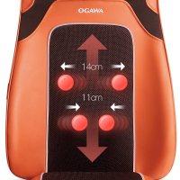奥佳华（OGAWA）按摩垫OG-1301 棕色 舒爽多功能按摩座垫 支持颈椎按摩 正反转揉捏按摩 家用全自动按摩器