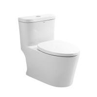 安华卫浴（annwa）防臭节水静音抽水坐厕 缓降盖板马桶 连体坐便器 aB1348 400孔距