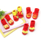 贝迪牛+新年新款大红色加厚宝宝鞋袜0-9-18个月秋冬季保暖防滑婴儿袜
