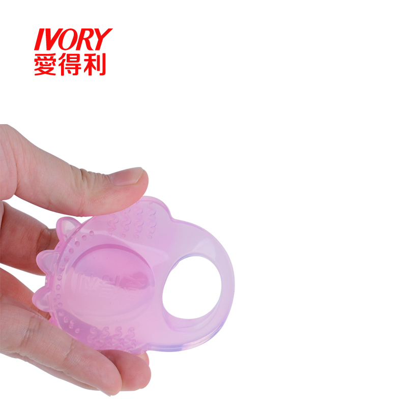 爱得利IVORY全硅胶婴儿牙胶咬牙磨牙训练器AE-102