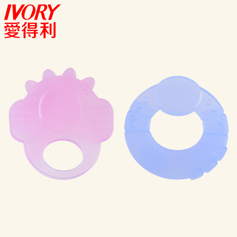 爱得利IVORY全硅胶婴儿牙胶咬牙磨牙训练器AE-102