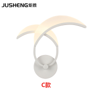 炬胜 简约LED壁灯主卧室床头灯 简约现代过道玄关灯具电视墙壁灯9W