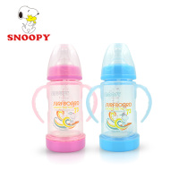 史努比防摔玻璃奶瓶180ml SP-SG58003