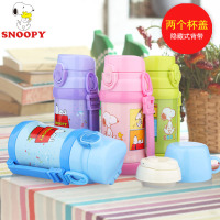 史努比双开关隐形背带儿童吸管壶500ml SP-ET1011