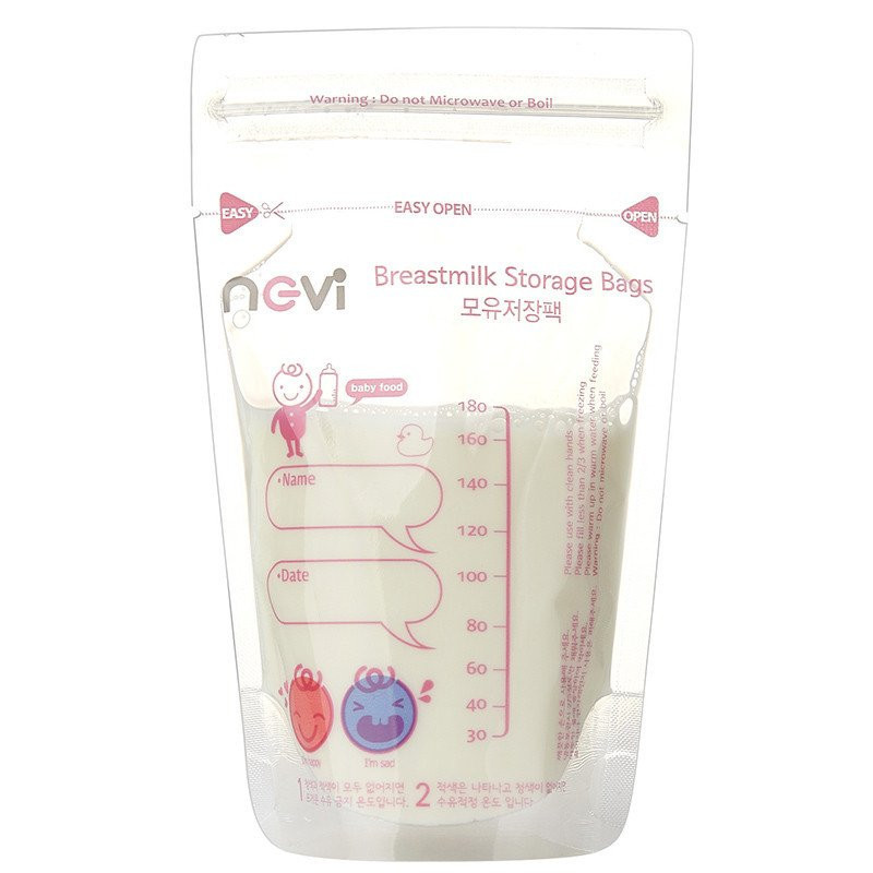 新贝储奶袋 母乳储存袋保鲜袋存奶袋180ml/60片装 原装进口