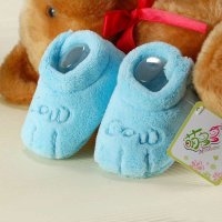 小西家作宝宝珊瑚绒学步鞋 松紧带 魔术贴可选 男女棉鞋