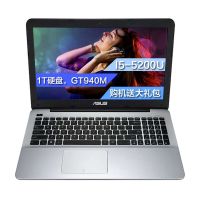 华硕（Asus）F555系列 F555LB5200 15.6英寸笔记本电脑 白色 1TB硬盘 GT940M独显