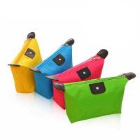 赠品非飞利浦品牌,饺子化妆包 糖果色折叠水饺收纳包 元宝型防水洗漱女包袋[随机发货]