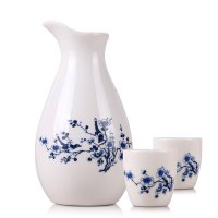 青花瓷四碗四勺套装 赠品