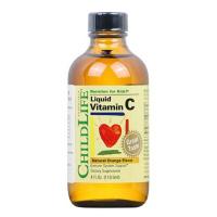 海外进口美国Childlife 童年时光儿童液体维生素C/VC补充液口服液 118ml 橘子味 1瓶
