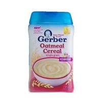 【香港直邮】Gerber 嘉宝米粉227g1盒婴儿米糊纯燕麦宝宝米粉营养米粉五谷类