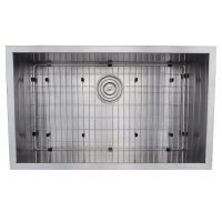 KES 水槽单双槽 厨房洗菜盆洗碗池 304不锈钢手工水槽套餐 台上台下盆 UB8148-C1