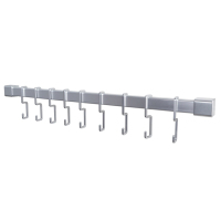 KES 厨房挂杆壁挂 太空铝厨房挂钩挂架 浴室毛巾架排钩衣钩 厨卫挂件 KUR400S60-C1