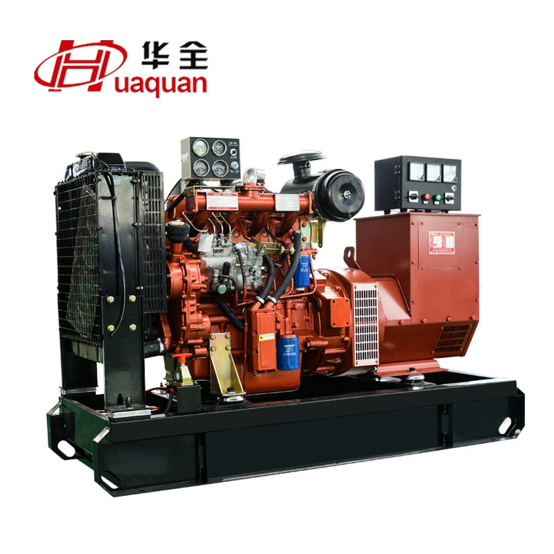 华全(Huaquan)全自动50kw柴油发电机组 山东潍坊 R4105ZD涡轮增压发电机组 电调50千瓦小型家用发电机