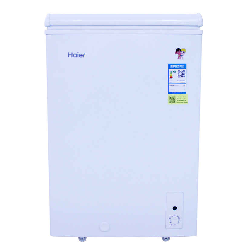 Haier/海尔 100升卧式家用迷你小冰柜 冷藏冷冻转换冷柜低霜节能 单温小冷柜 BC/BD-100HD