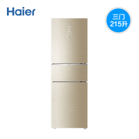 Haier/海尔BCD-215WDGC三开门定频215升大容量家用冰箱