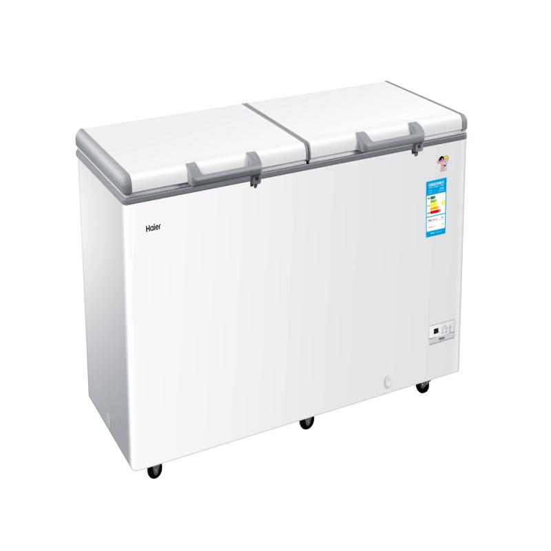 海尔(Haier) 冷柜 BC/BD-519HEK 卧式冷柜 519升 电子显示屏 带脚轮 家用 商用